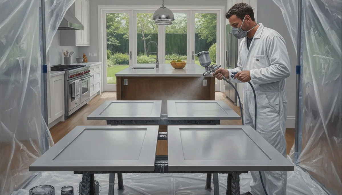 Baltimore, MD cabinet painting service delivering durable, polished kitchen finishes
