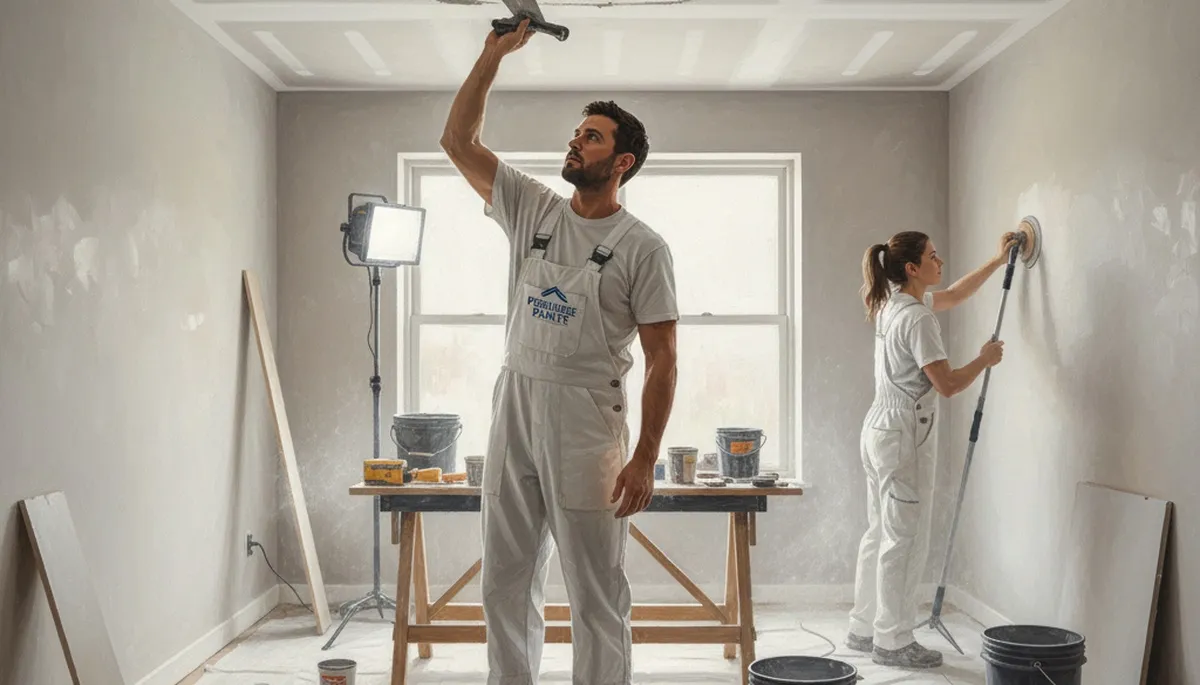 Baltimore drywall repair for cracks, holes, and moisture damage on smooth walls ready for painting