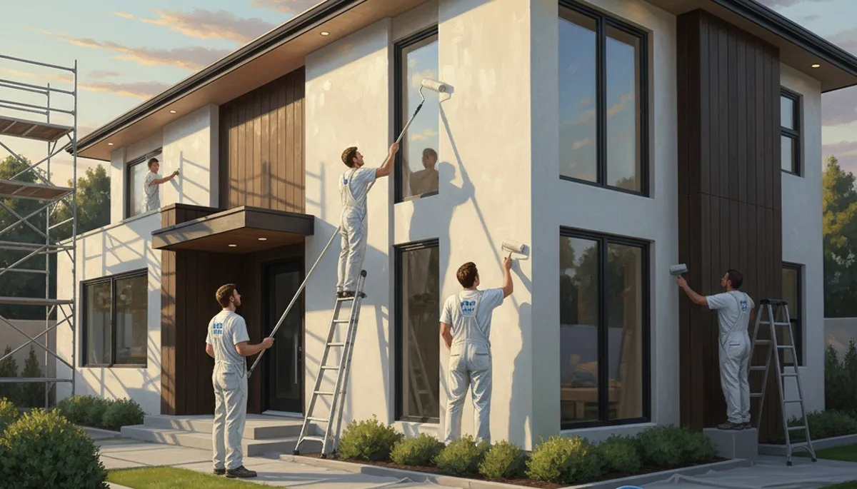 Baltimore, MD house painting service for durable coastal-weather exterior and interior finishes