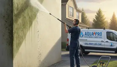 Pressure cleaning service in Baltimore, MD for removing mildew, salt buildup, and grime from exterior surfaces