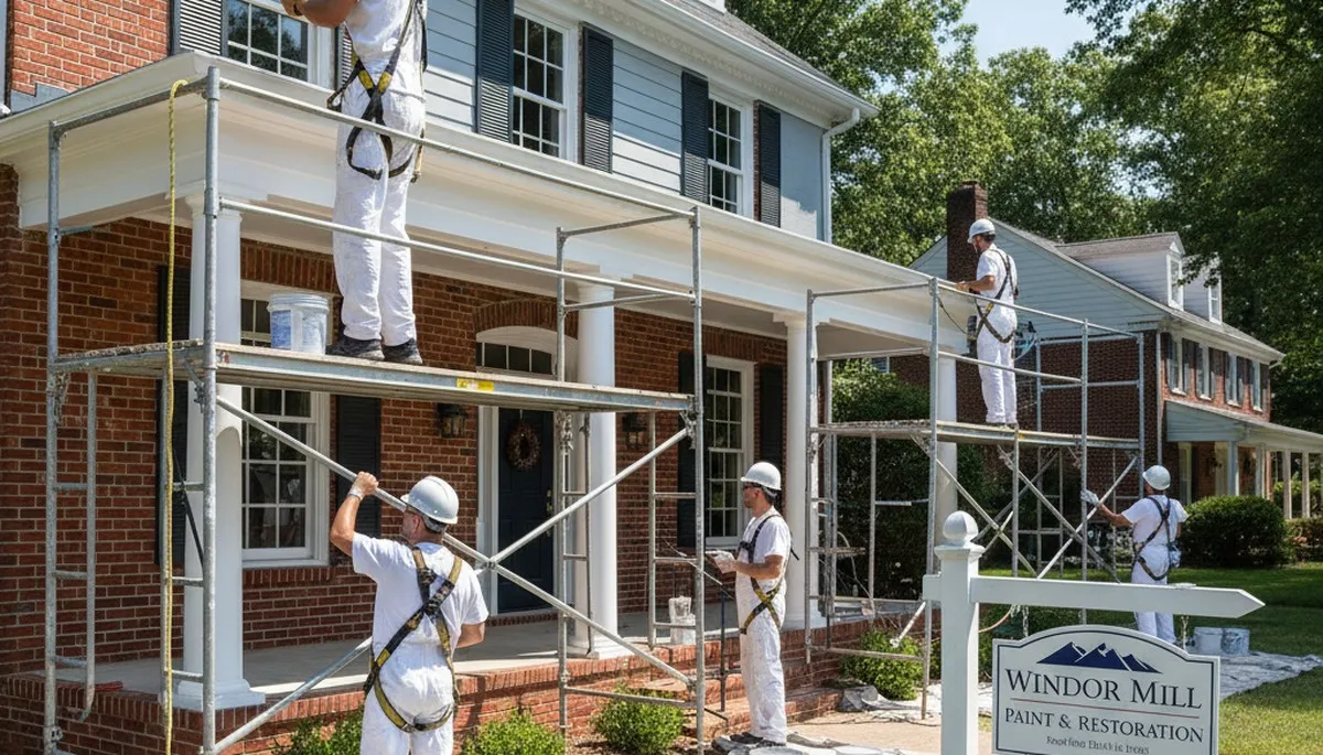 Baltimore, MD painting contractor serving homes with professional interior and exterior painting services